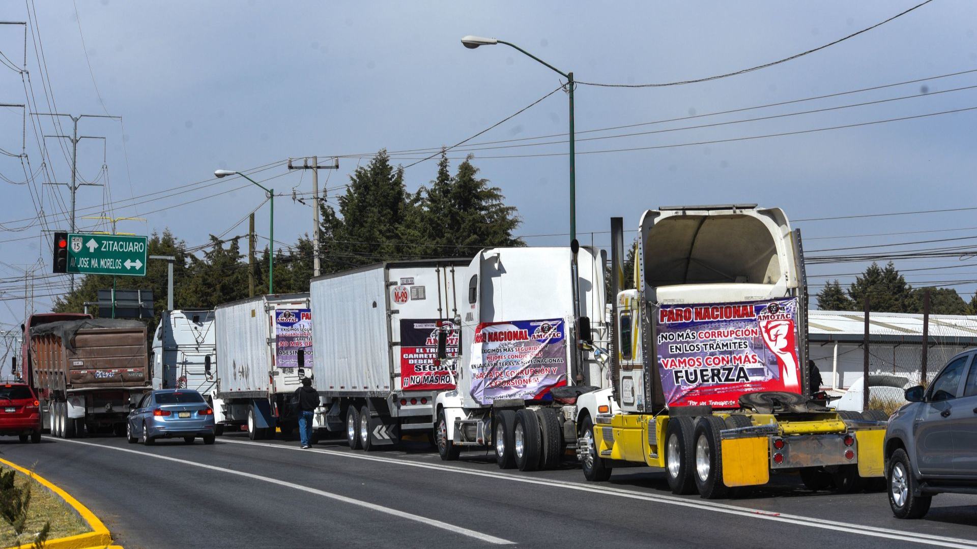 Amenazan con Paro Nacional de Transportistas Mañana 16 de Febrero 2024