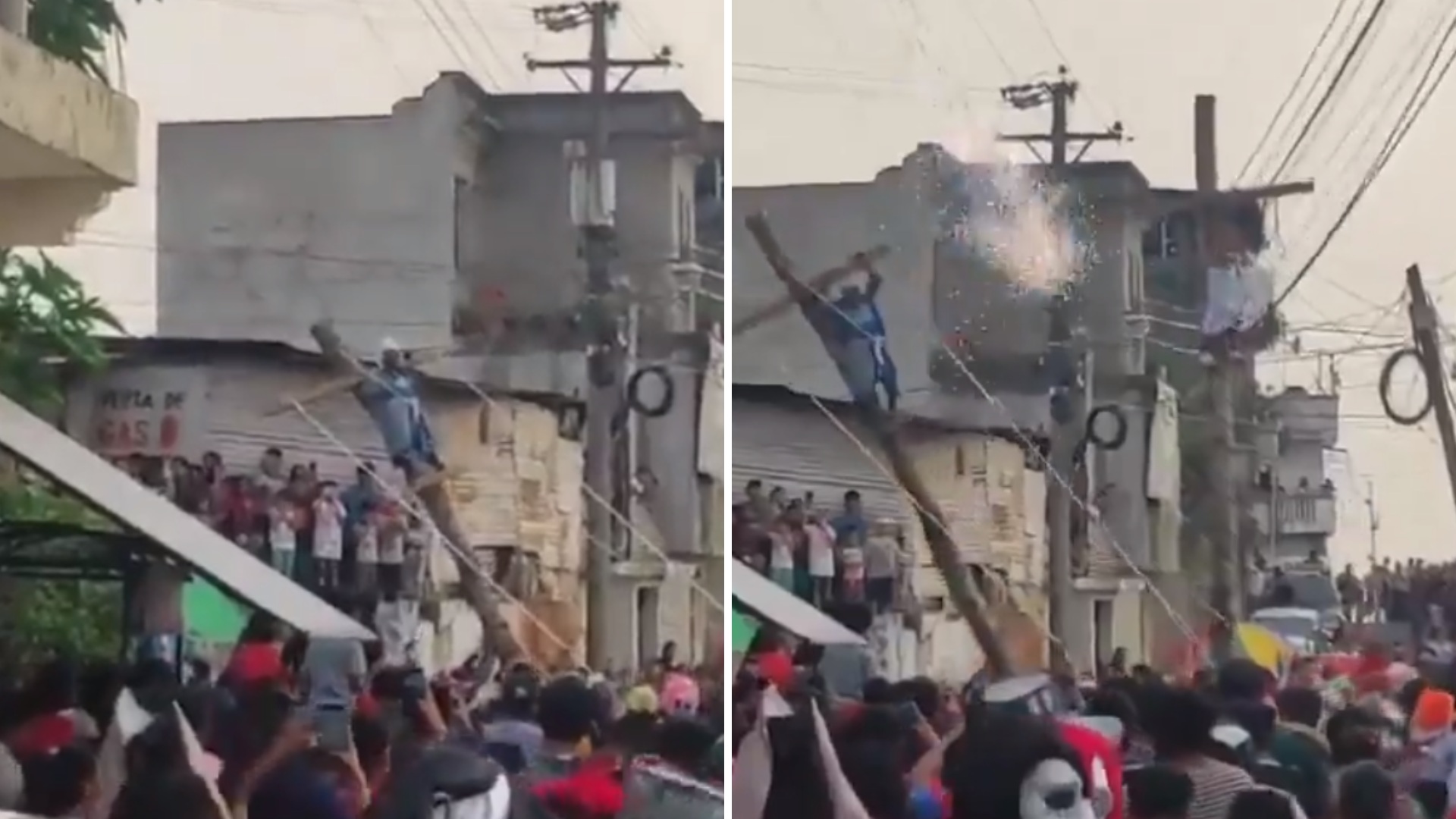 Interpretaba A Jesús En Viacrucis Y Casi Muere Electrocutado Subiendo A ...