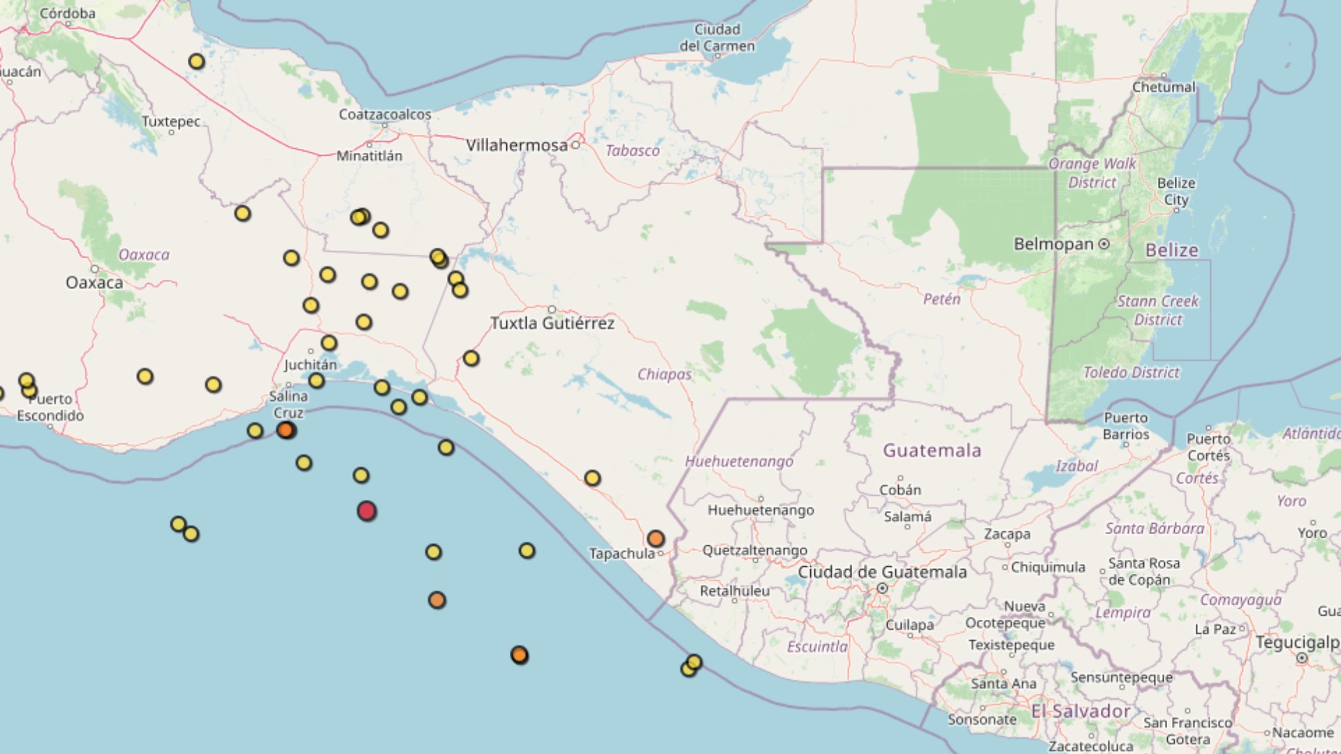 Se Registran Dos Sismos En M Xico Oaxaca Y Chiapas N