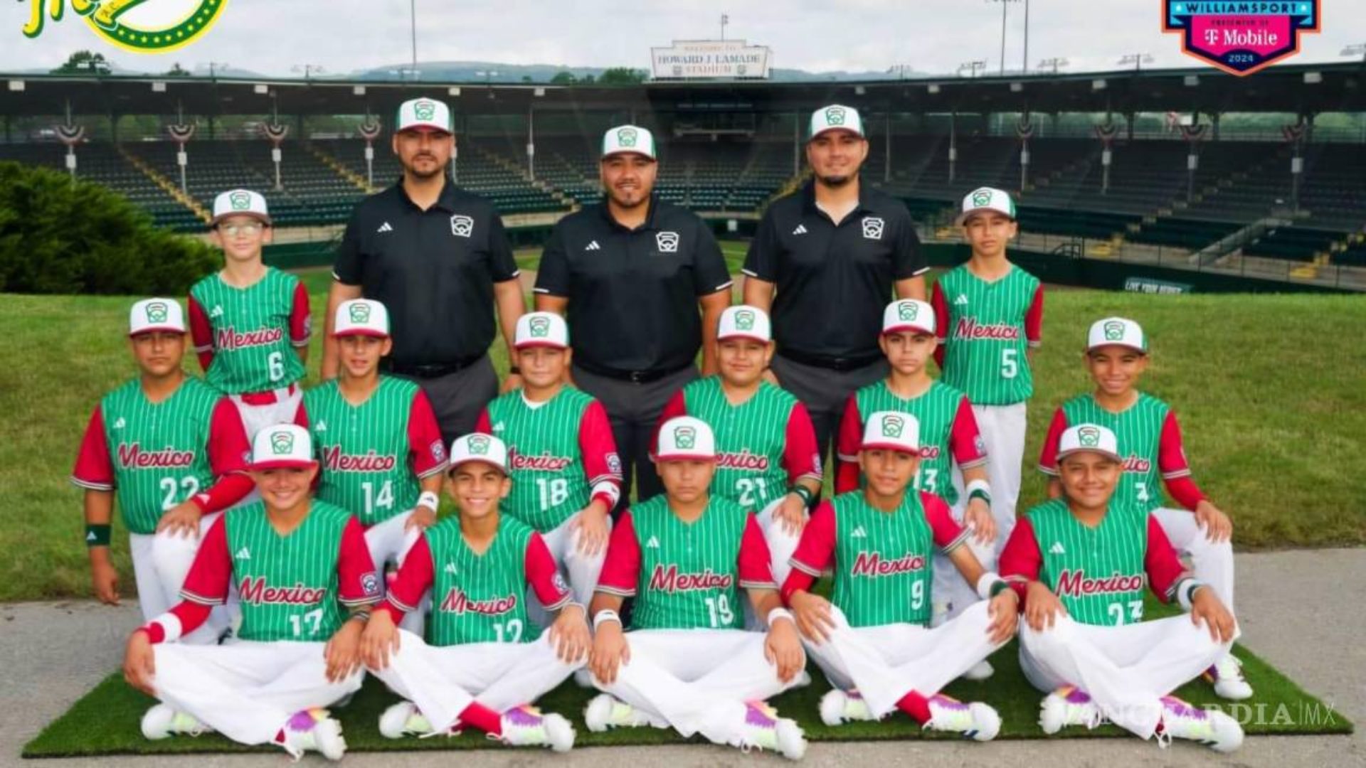Equipo Mexicano de Ligas Pequeñas Dedicó Participación en Williamsport