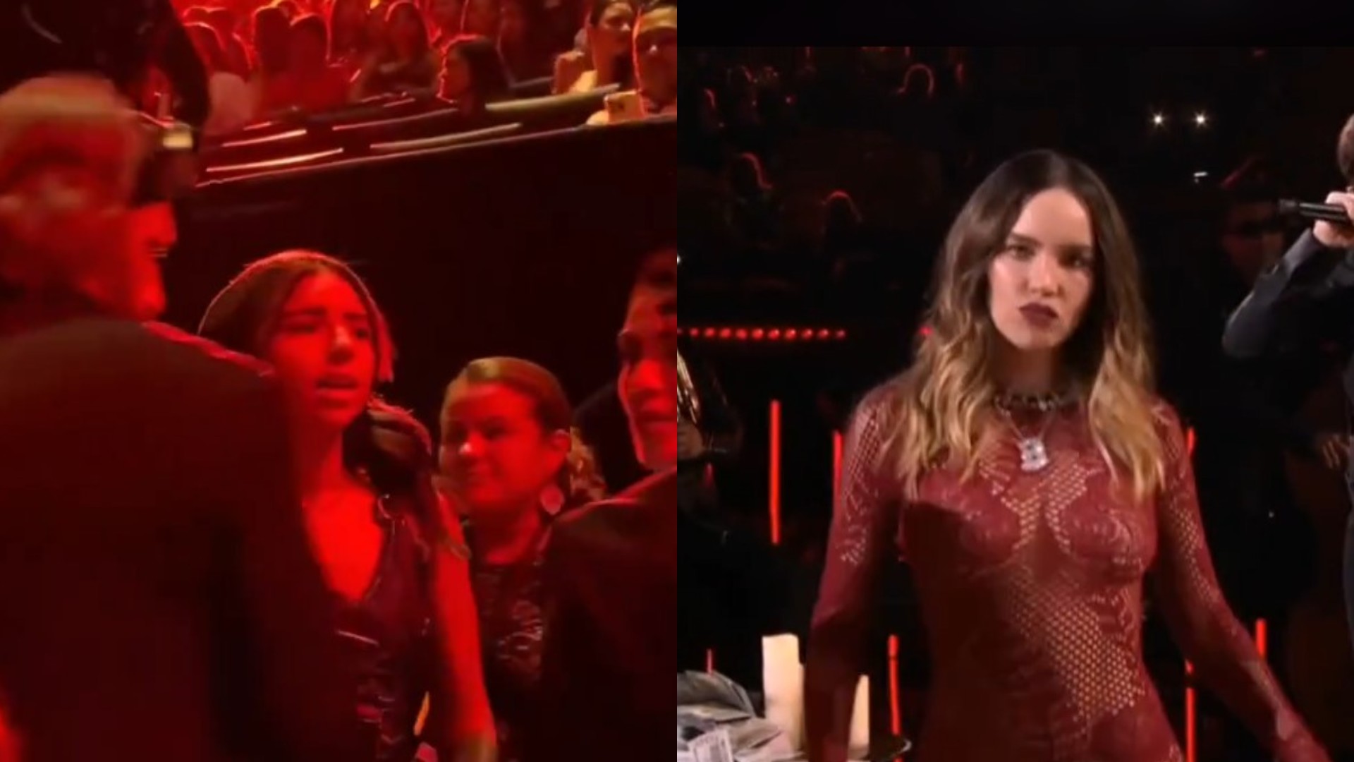 As Reaccion Ngela Aguilar Al Ver A Belinda N Angela Aguilar Belinda Premios Lo Nuestro
