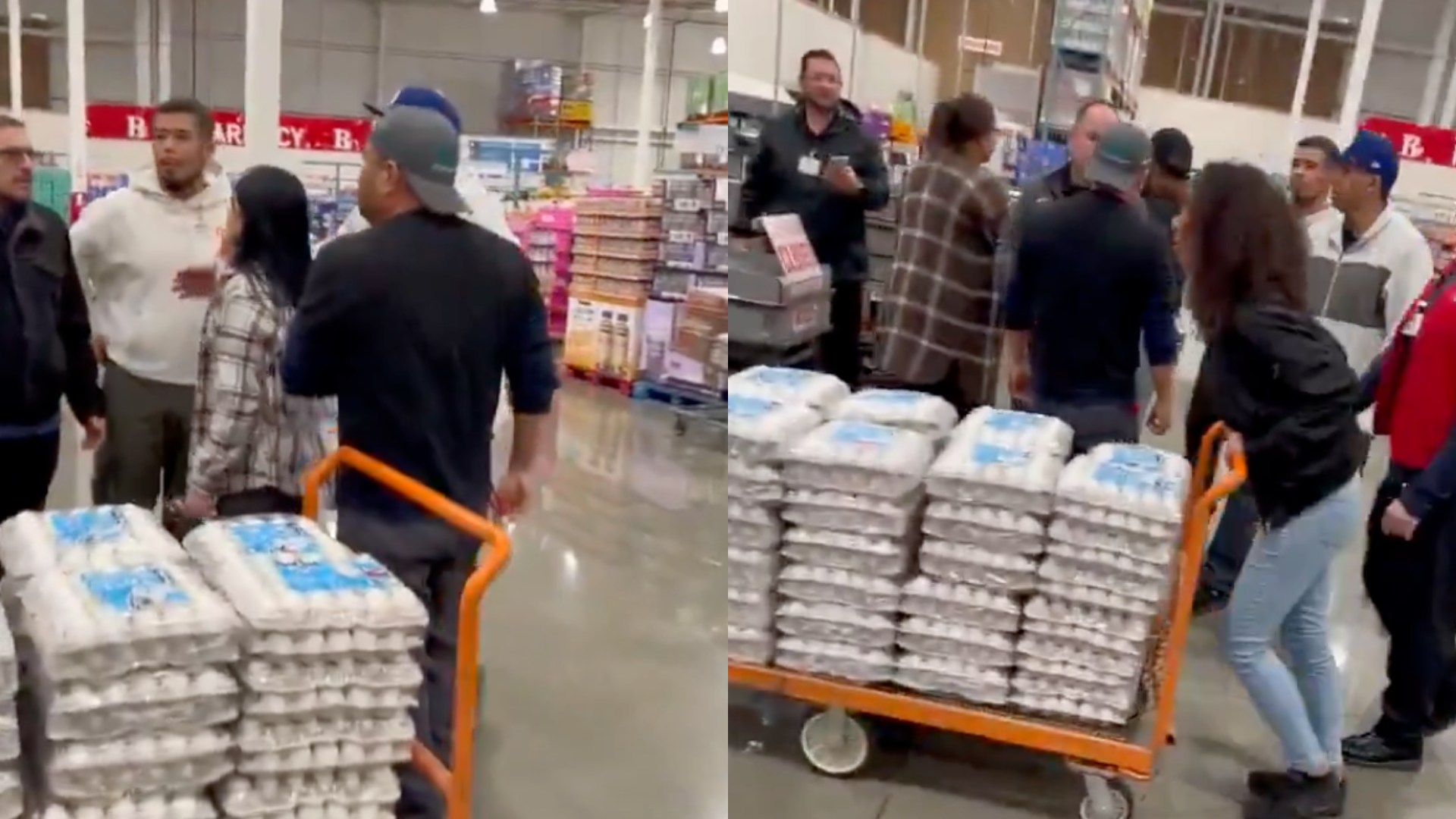VIDEO: Clientes se Pelean por Huevo en Costco de Estados Unidos Ante  Escasez y Aumento de Precio | N+