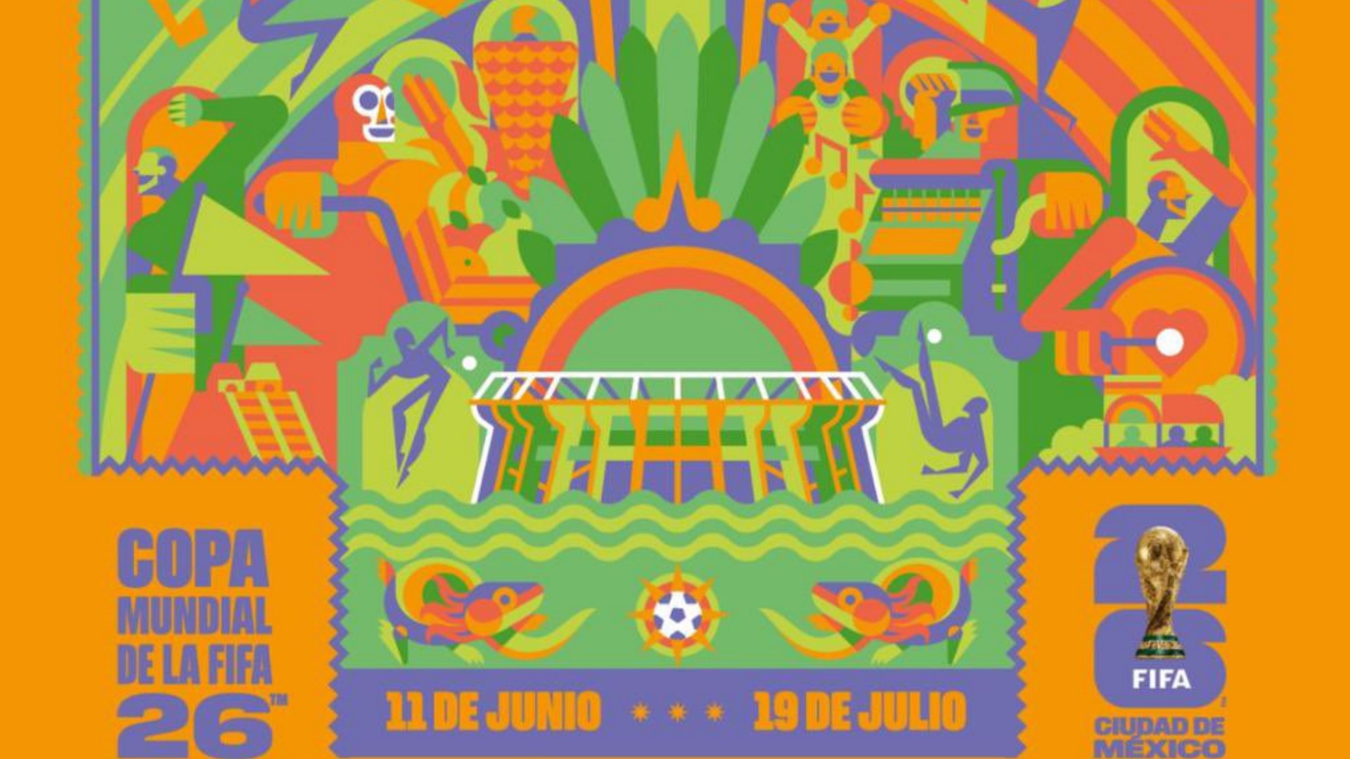 Mundial 2026: Así Es el Póster Oficial de la CDMX para Copa del Mundo