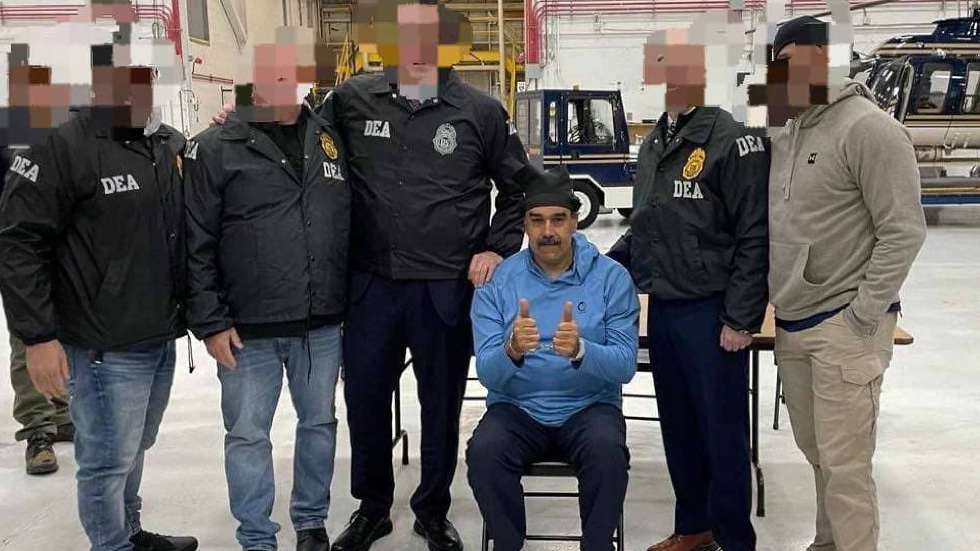 Difunden Primeras Imágenes de Nicolás Maduro en la DEA en Nueva York | N+