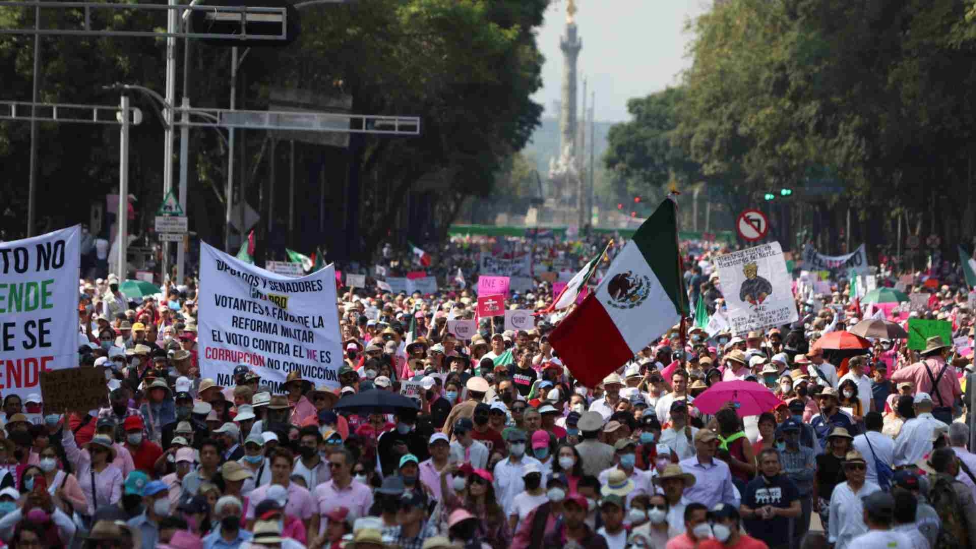 Marcha Ine Protestan En México Contra Reforma Electoral De Amlo N 6272