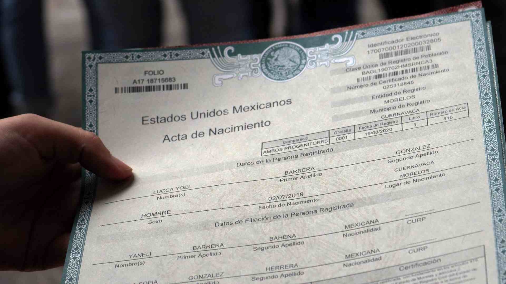 Acta De Nacimiento En Cdmx ¿cómo Realizar Una Corrección De Errores Gratis N 9323