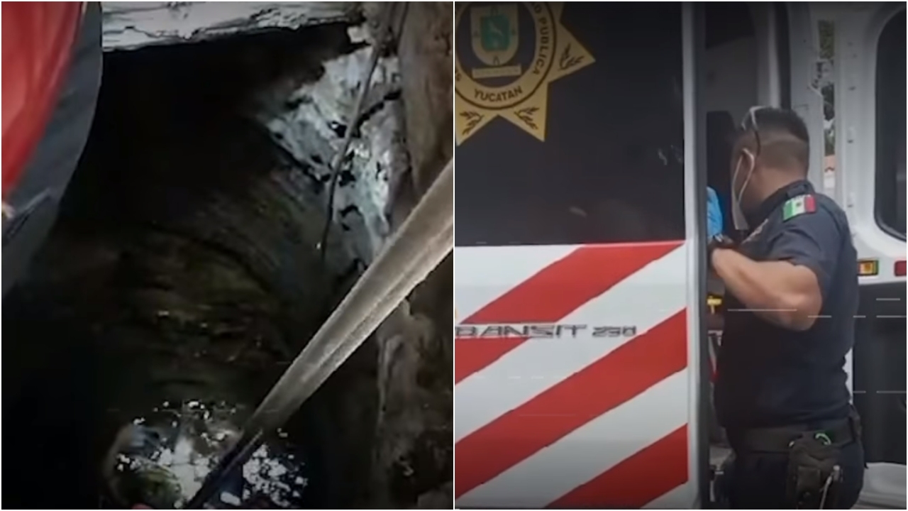 Rescatan a una Menor que Cay&oacute; a Pozo en M&eacute;rida, Yucat&aacute;n