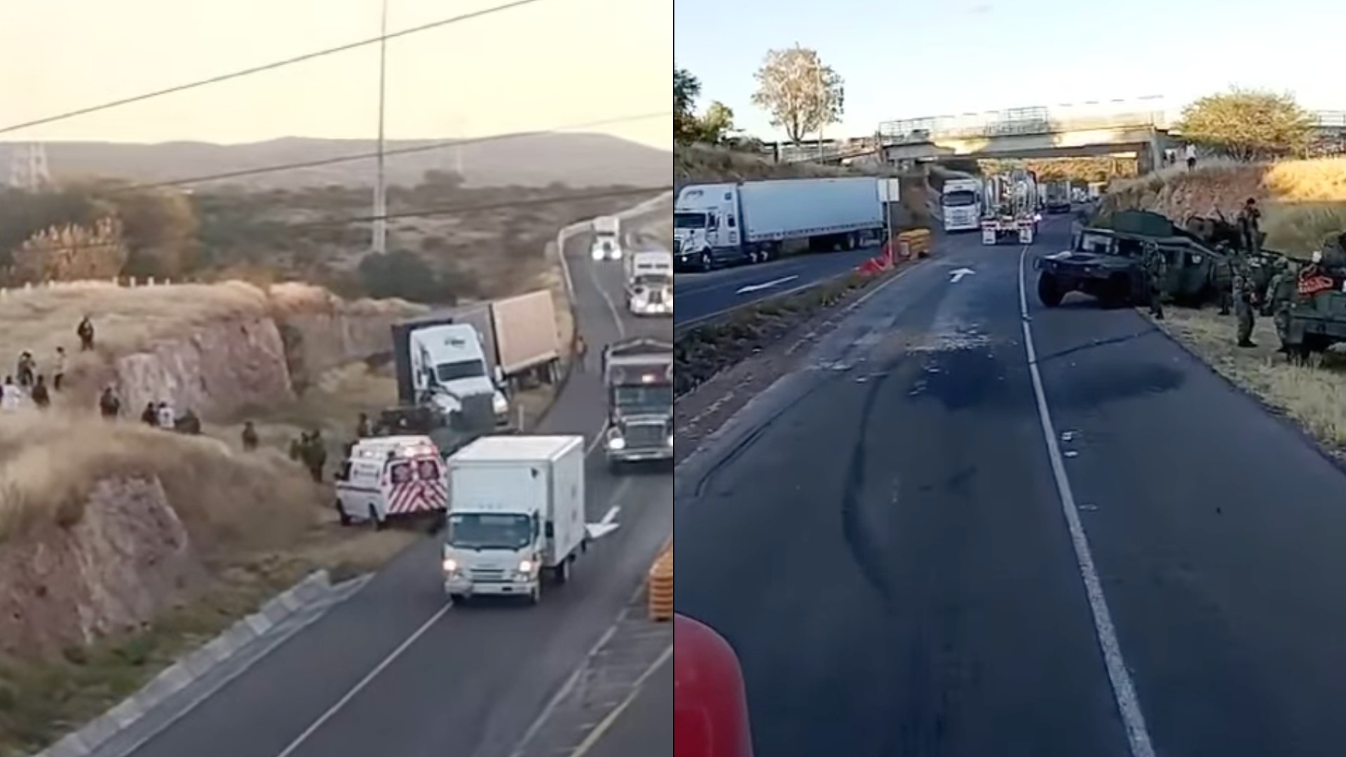 Tráiler Se Queda Sin Frenos y Choca Contra Dos Unidades de la SEDENA en ...