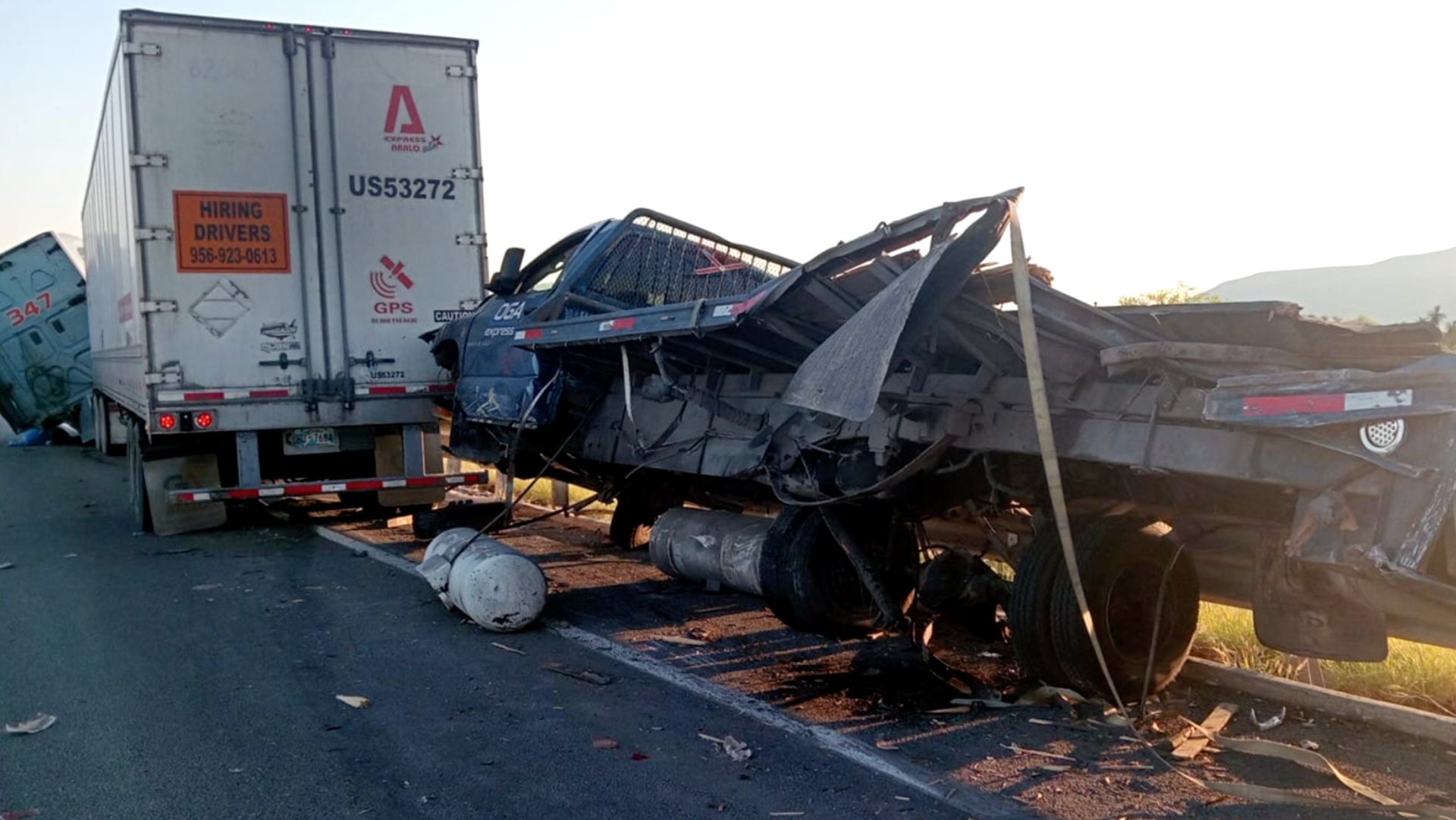 Choque de Tráiler Deja un Muerto en Autopista Monterrey-Nuevo Laredo ...