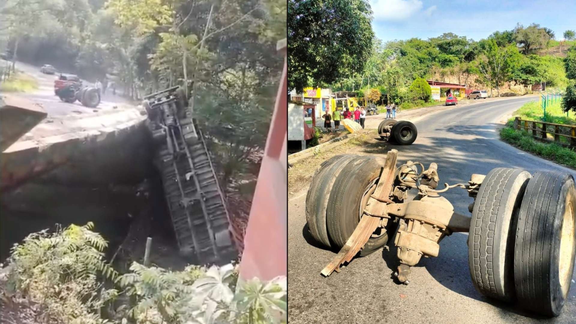 Camión Cañero Sufre Aparatoso Accidente y Cae de un Puente en la Zona ...