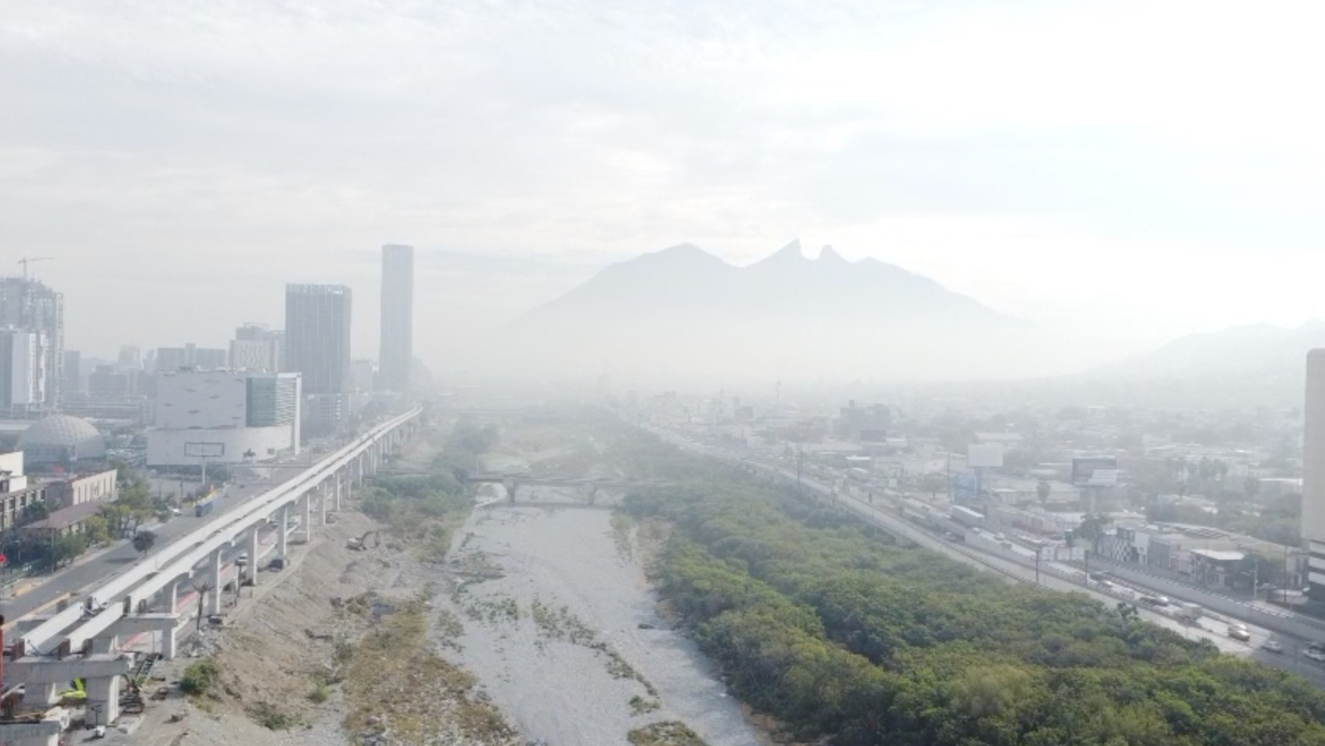 Mala Calidad del Aire en Zona Metropolitana de Monterrey Hoy 8 de Enero