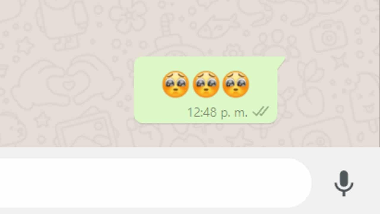 WhatsApp Conoce el significado del emoji a punto de llorar N