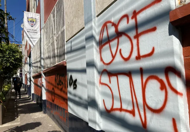 Pintas en Colegio Williams en CDMX. Foto: Cuartoscuro