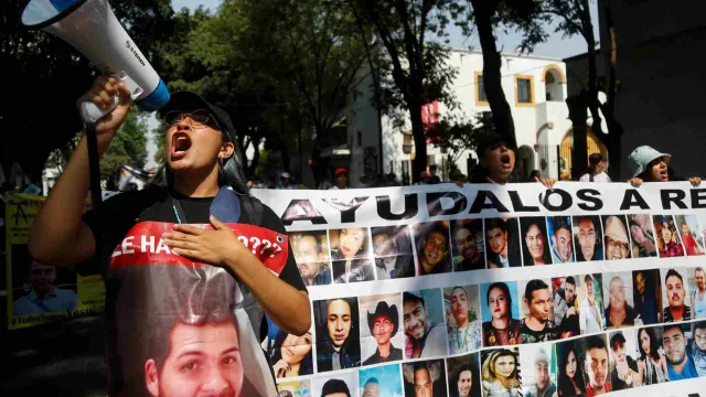 Marcha de madres de desaparecidos en Jalisco