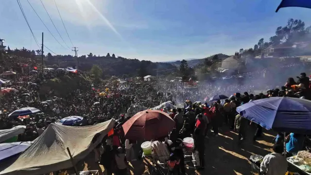 Por lo menos 60 mil personas presenciaron esta tradición anual en Lerma. Foto: N+ | Germán Zepeda