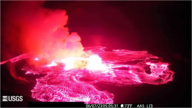 Volcán Kilauea vuelve a Hacer Erupción