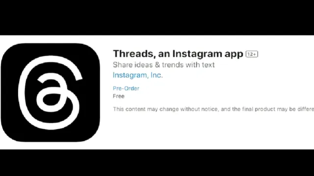 La aplicación Threads estará conectada con la plataforma Instagram