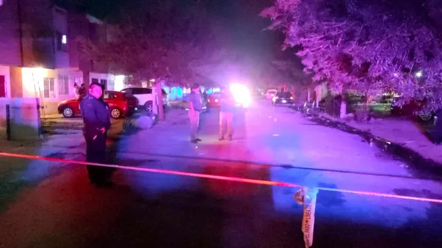 elementos policiales acudieron al lugar de los lamentables hechos