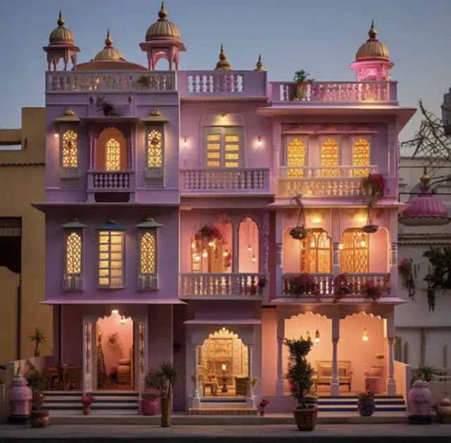 La casa de Barbie si estuviera en India