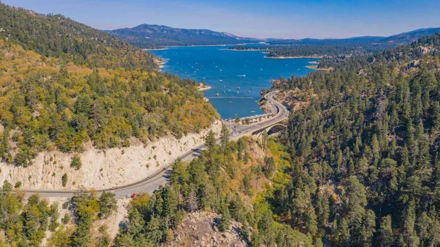 Big Bear Lake California Visit USA Turismo Drone