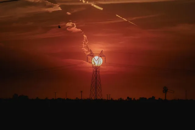 El sol en Mexicali tras una ola de calor en 2023