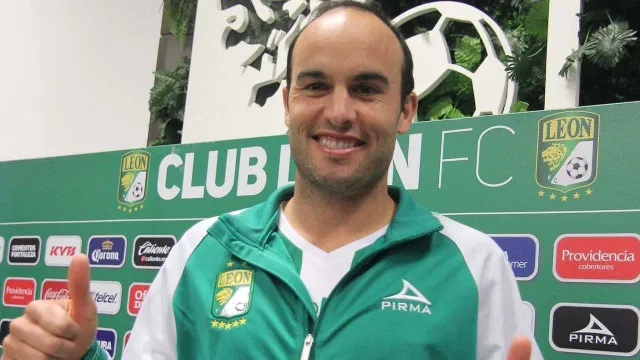 Landon Donovan cuando jugó para León en 2018