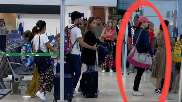 Michel "N", novia del Fidel González, presuntamente escapa del país.
