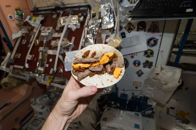 Taco en la Estación Espacial Internacional