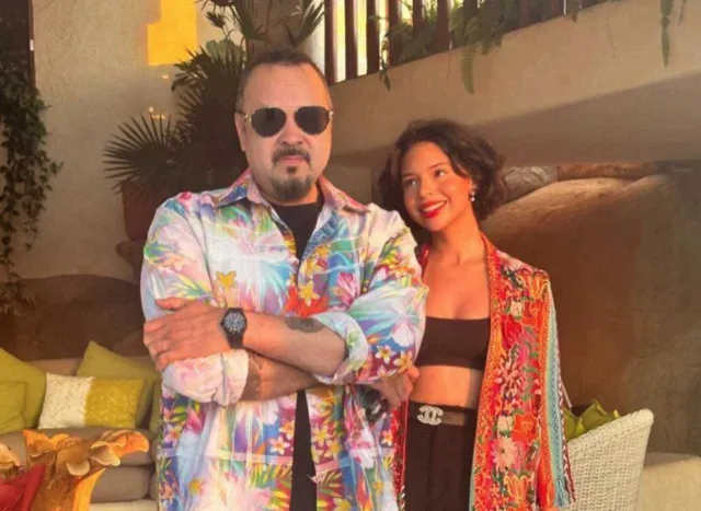 Pepe Aguilar y su hija Ángela Aguilar