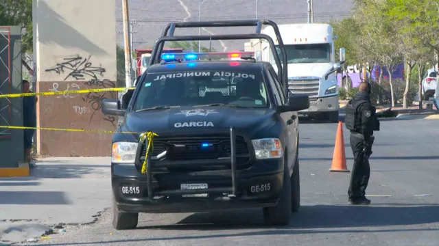 Policía municipal de García, NL, custodiaron al delincuente tras su salida del hospital