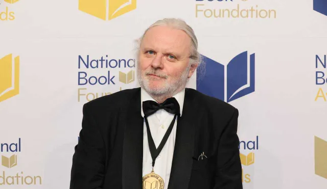 El autor noruego Jon Fosse en la entrega del National Book Award