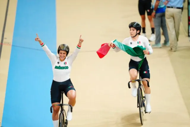 El ciclismo mexicano dando la cara por México. Foto: COM