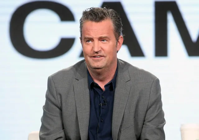 Matthew Perry durante una conferencia en 2017