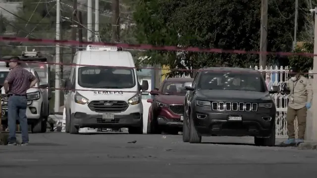 El área donde ocurrió el asesinato fue cercado