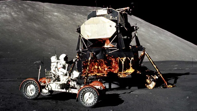 Misión Apollo 17 en la Luna en 1972