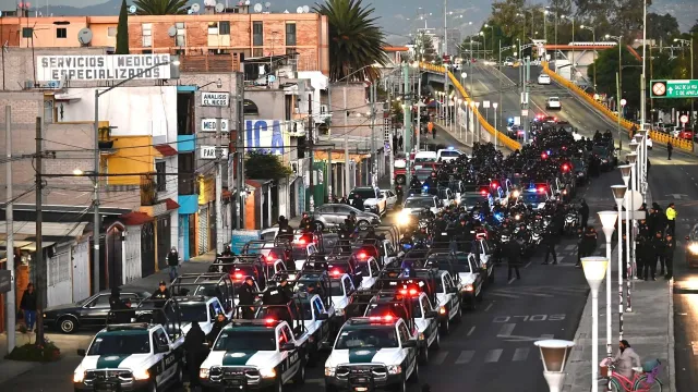 Operativo de seguridad en alcaldía Iztacalco