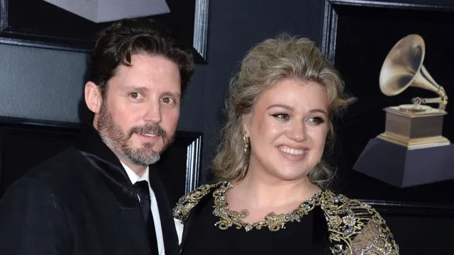 Brandon Blackstock y Kelly Clarkson en 2018
