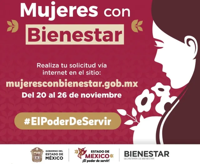 Fechas para solicitud de registro de Mujeres con Bienestar 2023 en Edomex