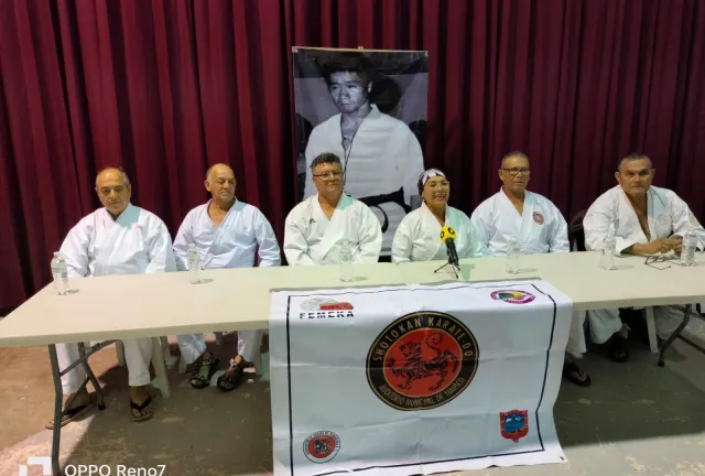 Tampiqueños Eleno Huerta Padrón y Roberto Delgado, ex alumnos del maestro Sumida.