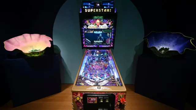 'Pinball' morado de edición limitada. Foto: AP