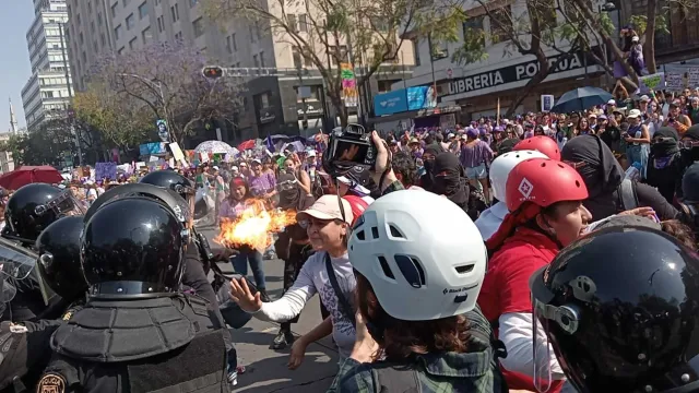 Integrantes del bloque negro tuvieron roces con elementos de la SSC