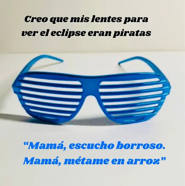 Meme sobre el eclipse solar en México 2024