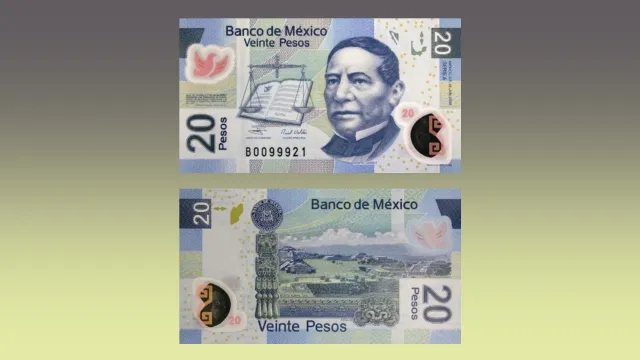 Billete 20 pesos 