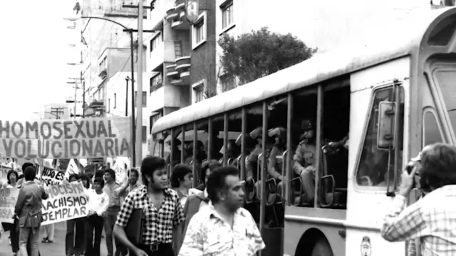 Primera marcha del orgullo en México, celebrada en 1979