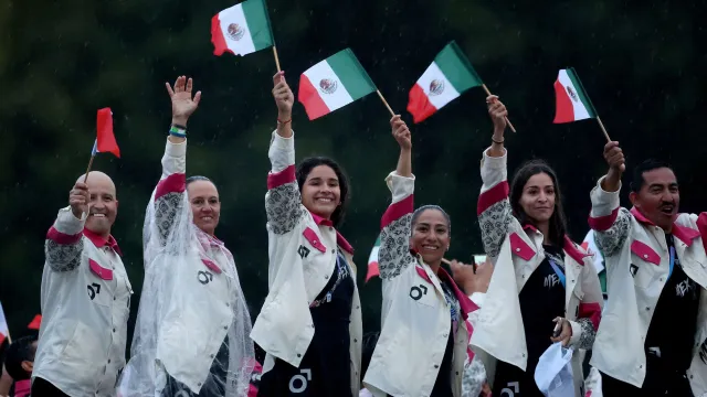 Parte de la delegación mexicana. Foto Reuters