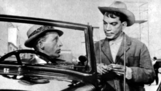 Mario Moreno “Cantinflas” estuvo en Puebla para la filmación. Foto: Fotograma Película “Pepe”