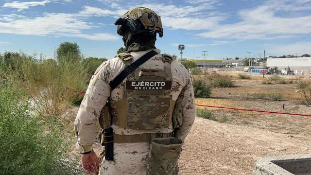 Elementos del Ejército Mexicano estuvieron presentes la escena del crimen. Foto: N+