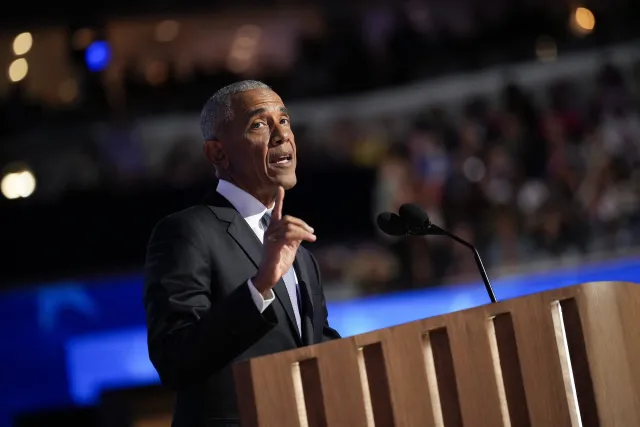 Barack Obama en la Convención Demócrata de Chicago