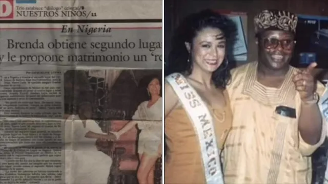 Brenda Bezares y el rey de Nigeria