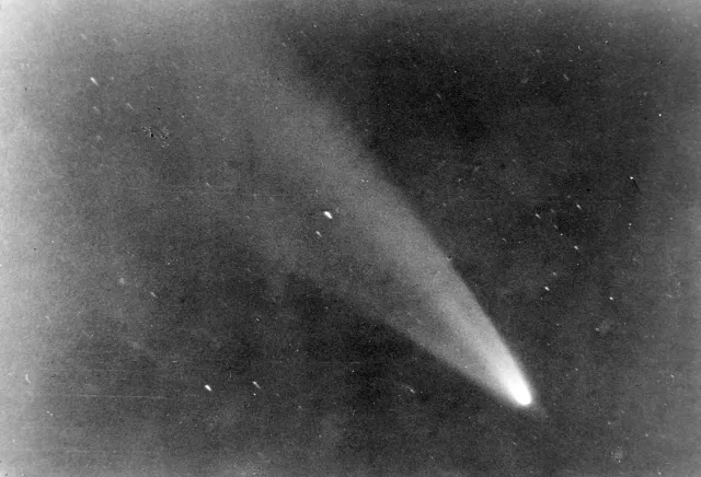 El cometa Halley fotografiado en 1909